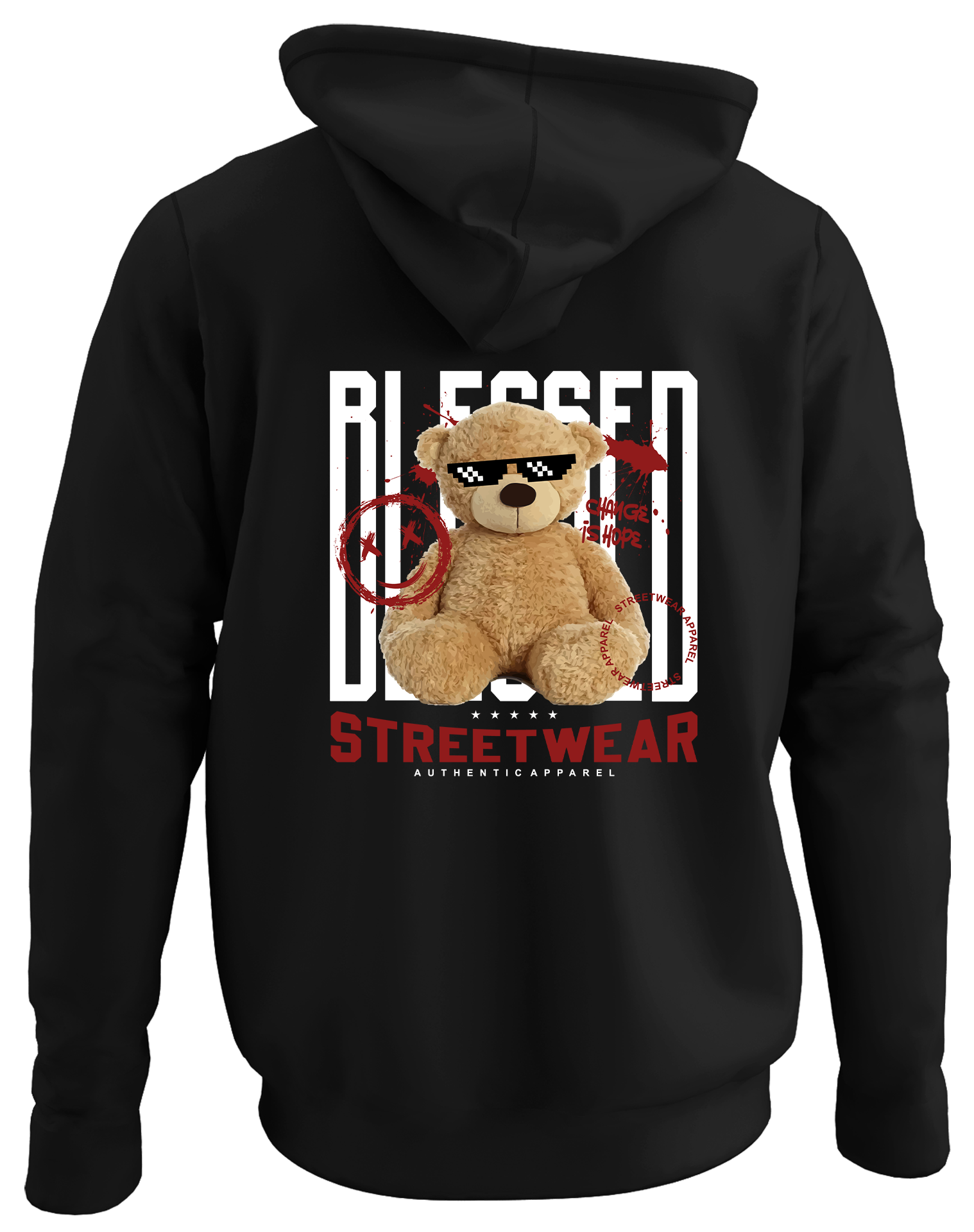 Alfaq Blessed bear Hoodie